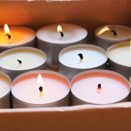 Kerzen Schachtel